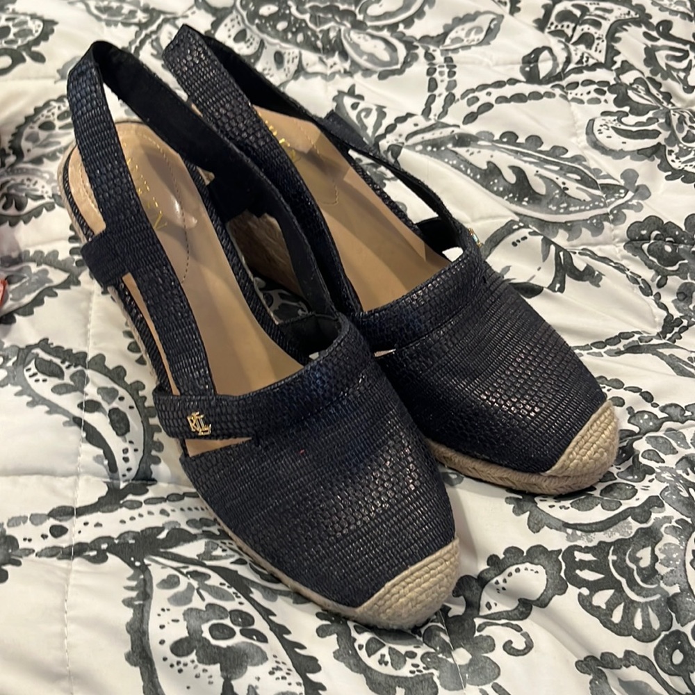 Brand new no box Ralph lauren wedges size 9
